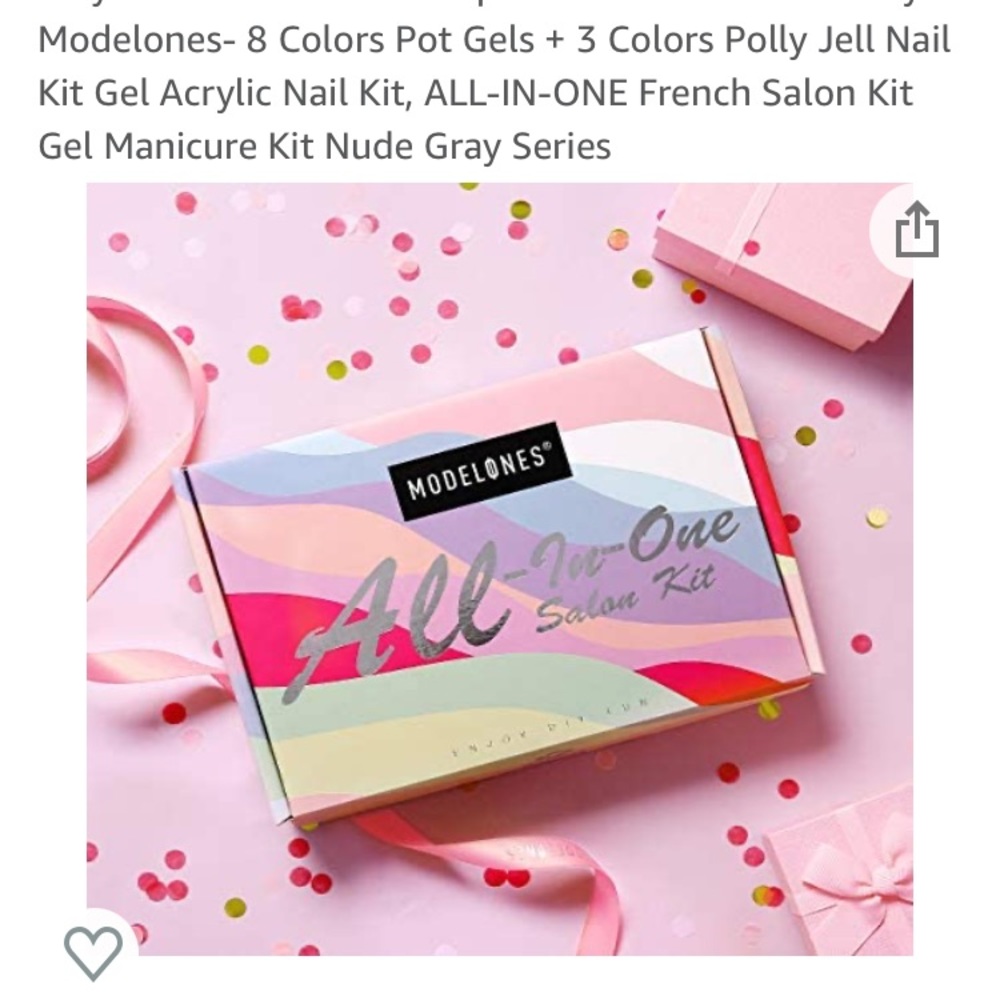 Modelones poly gel nail kit from Amazon